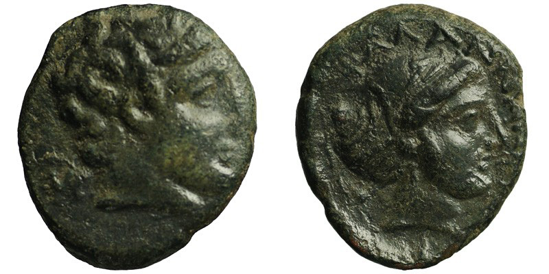 Thessaly, Phalanna; male head/head of Phalanna
