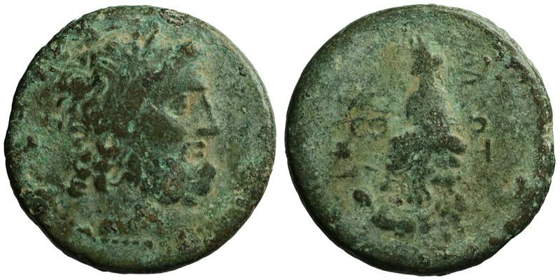 Cilicia, Mallos; Zeus/Tyche with river-gods