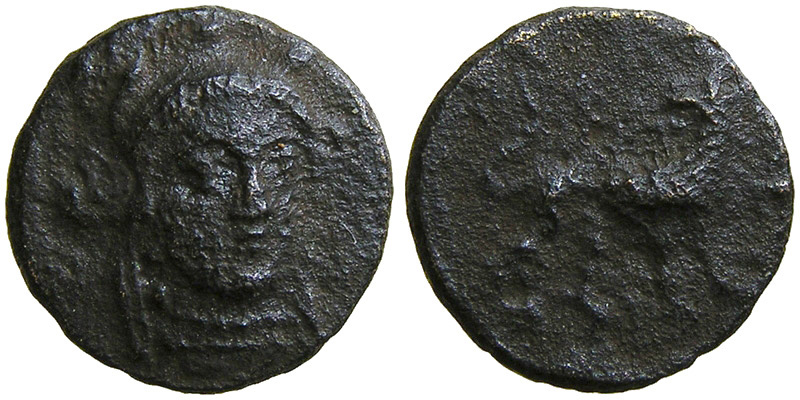 Mysia, Eleutheria; head of Athena/lion