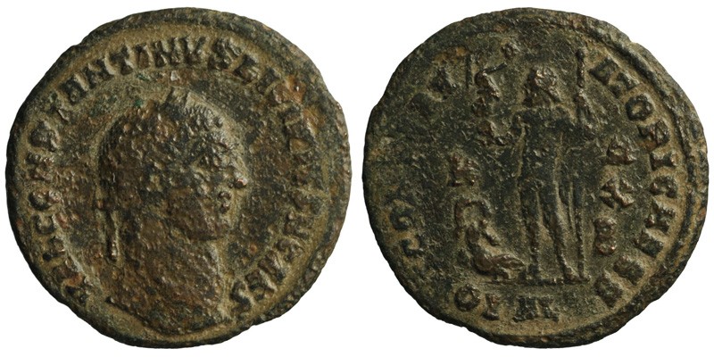 Licinius II; AE Follis, Alexandria; Jupiter