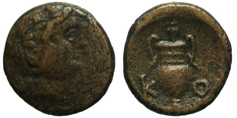 Korkyra, Korkyra, Roman rule; Dionysos/amphora
