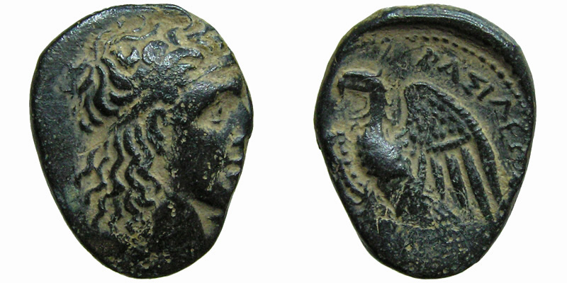 Ptolemy I; head of Alexander the Great/eagle
