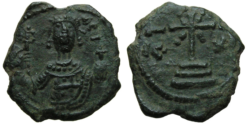Manuel I; AE Tetarteron; emperor/cross