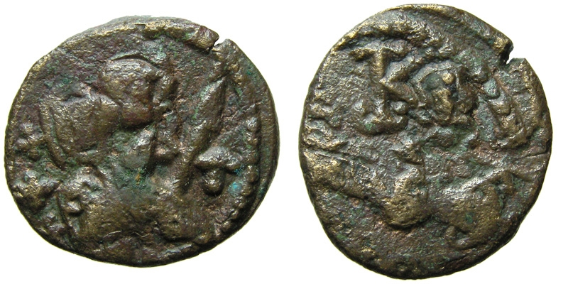 Constantine IV; AE Follis, Carthage