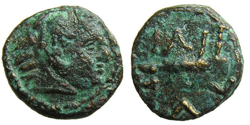 Philip II; head of Herakles/club