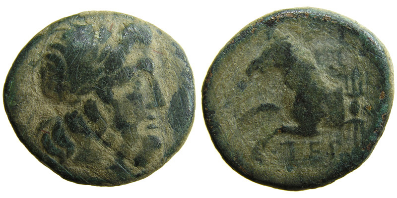 Pisidia, Termessos Major; head of Zeus/forepart of horse