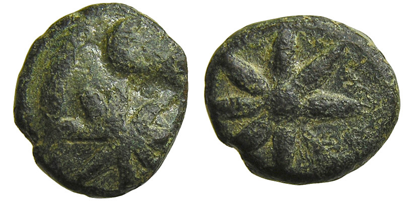 Pontos; comet/head of horse, star