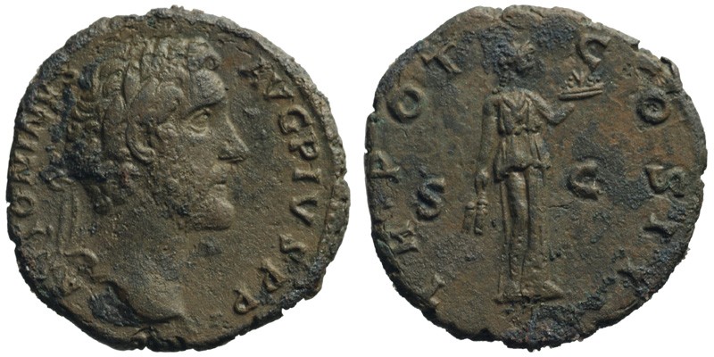 Antoninus Pius; AE As; Fides