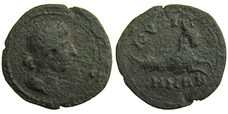 Mysia, Kyzikos; bust of Kore/Capricorn