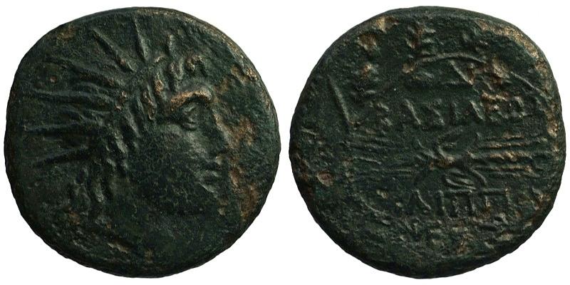 Philip V; head of Helios/thunderbolt in wreath