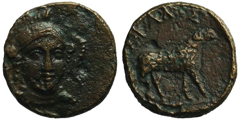 Ionia, Klazomenai; head of Athena/ram