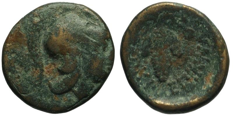 Lokris, Lokris Epiknemidia; head of Athena/grapes