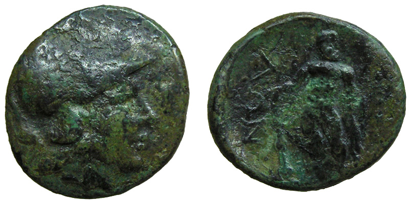 Aetolian League; head of Athena/Herakles
